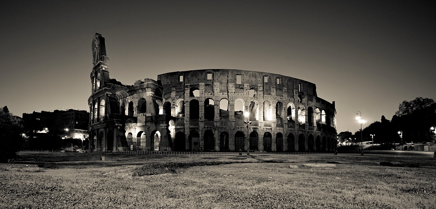 Opuštěné Colosseum